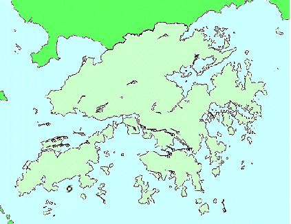 約克登陸前的各區風向及風速圖